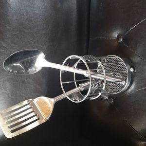 Metal Utensil Kitchen Holder Kitchen Caddy